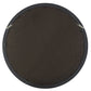 Scalloped - Edge Round Mirror - Black