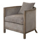 Viaggio - Chenille Accent Chair - Gray