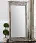 Valcellina - Wooden Leaner Mirror - Pearl Silver