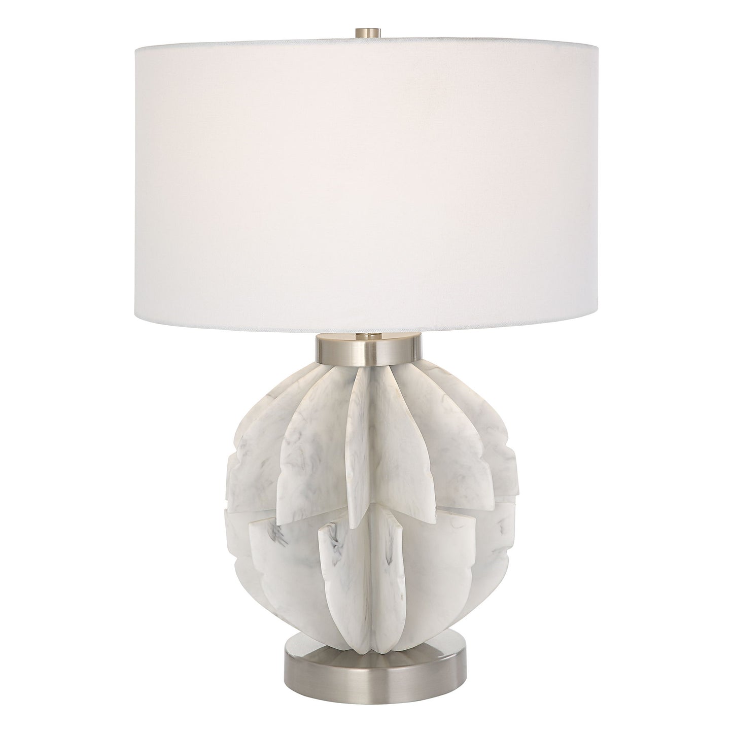 Repetition - Marble Table Lamp - White