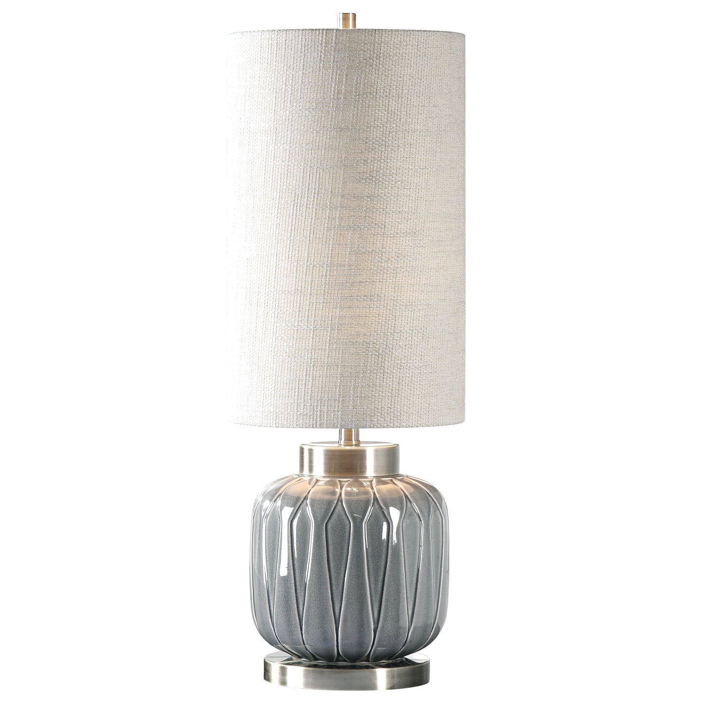 Zahlia - Ceramic Lamp - Aged Gray