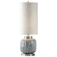 Zahlia - Ceramic Lamp - Aged Gray