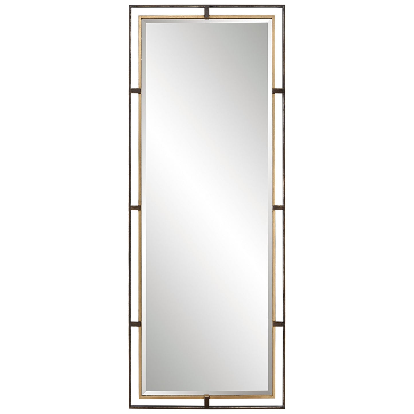 Carrizo - Tall Mirror - Bronze & Gold