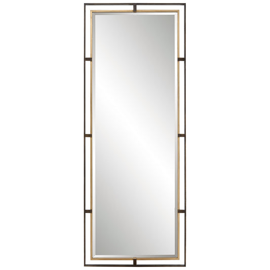 Carrizo - Tall Mirror - Bronze & Gold