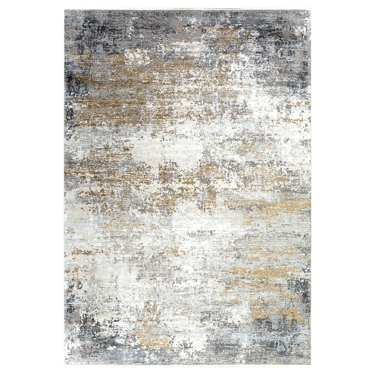 Ulen - Abstract 10 X 14 Rug - Pearl Silver