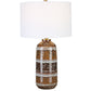 Roan - Artisian Table Lamp - Dark Brown