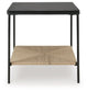 Minrich - Black / Natural - Accent Table