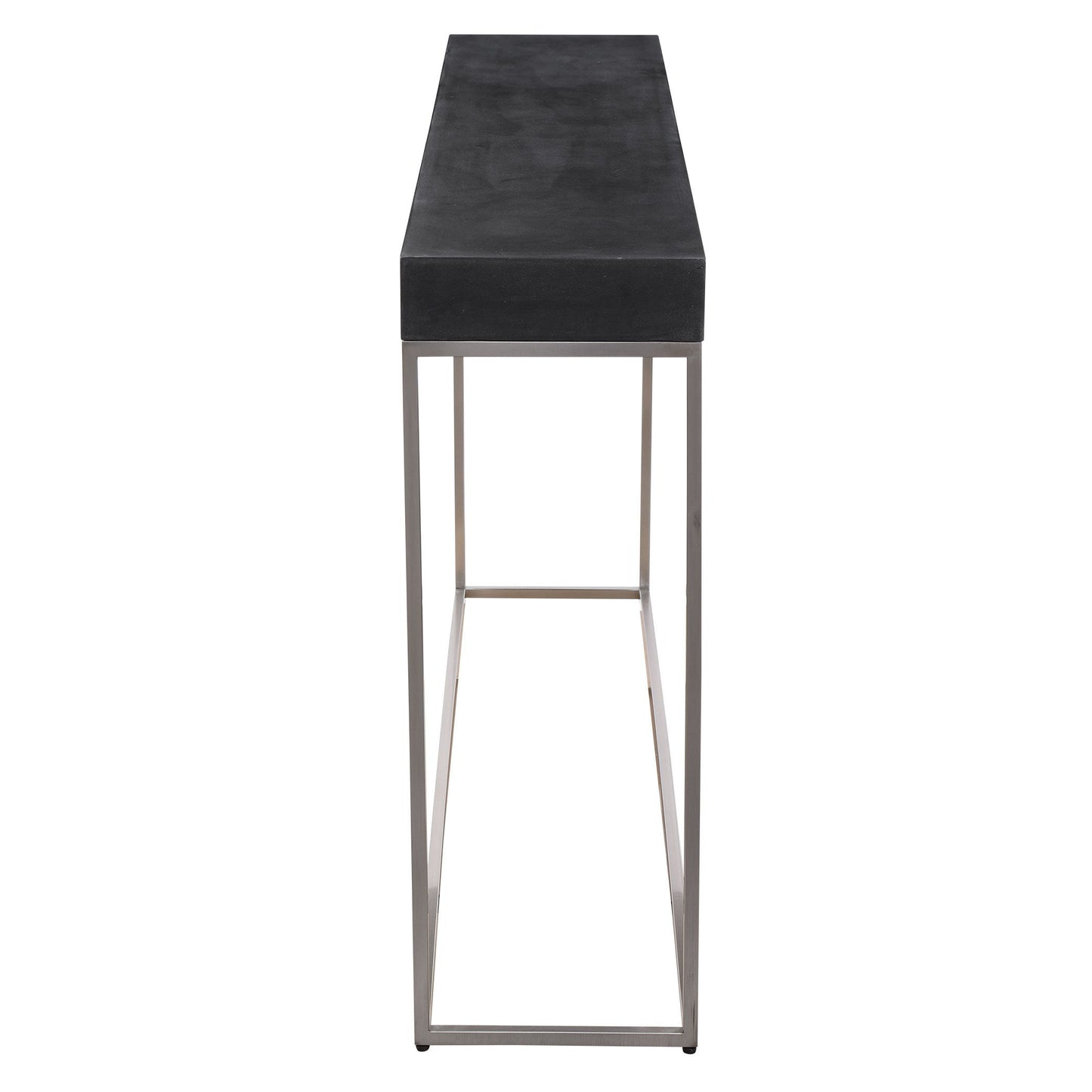 Jase - Concrete Console Table - Black