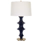 Coil - Sculpted Blue Table Lamp