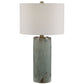 Callais - Crackled Table Lamp - Aqua