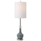 Piers - Mottled Buffet Lamp - Blue