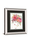 Floral Figures II By Anne Tavoletti Mirrored Frame - Pink