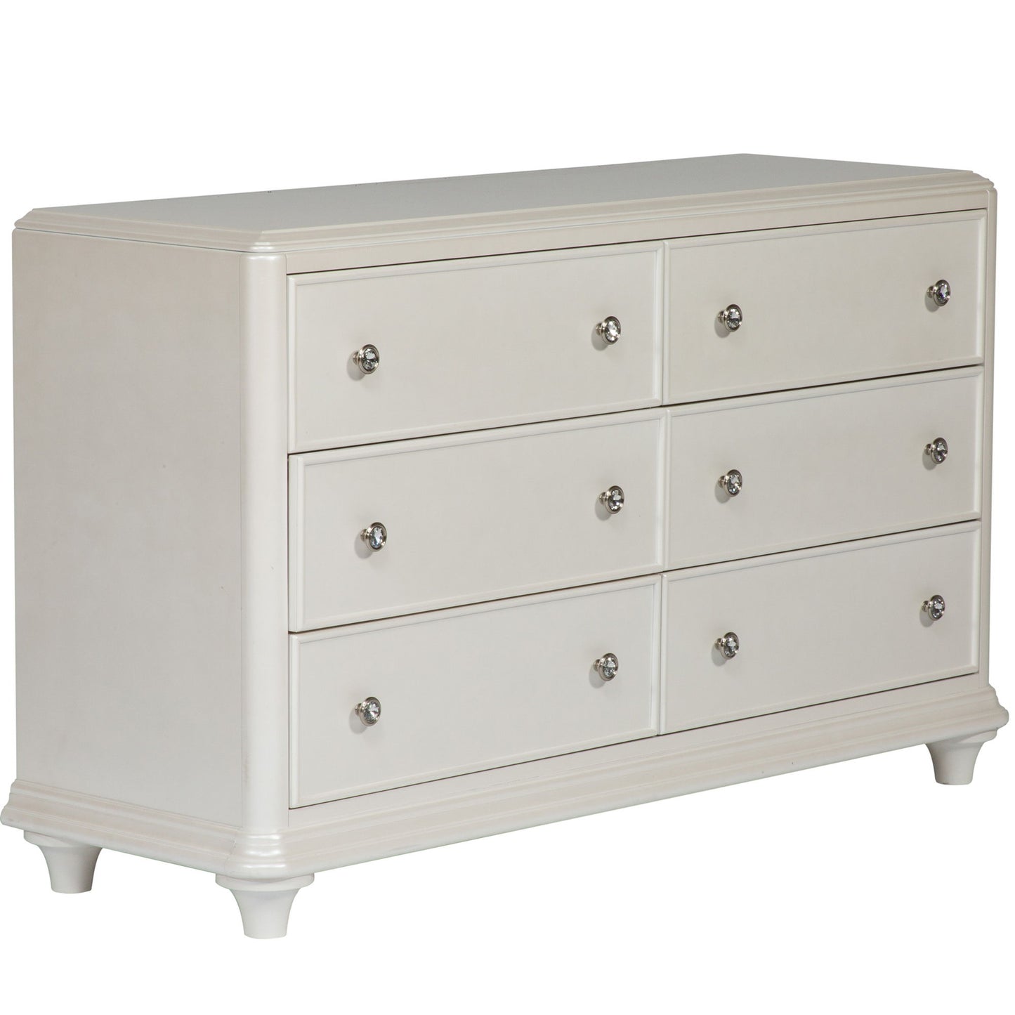 Stardust - 6 Drawer Dresser - White