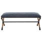 Firth - Rustic Bench - Navy