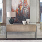 Nevis - Contemporary Console Table - Light Brown