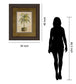 Potted Palm Il - Framed Print Wall Art - Green