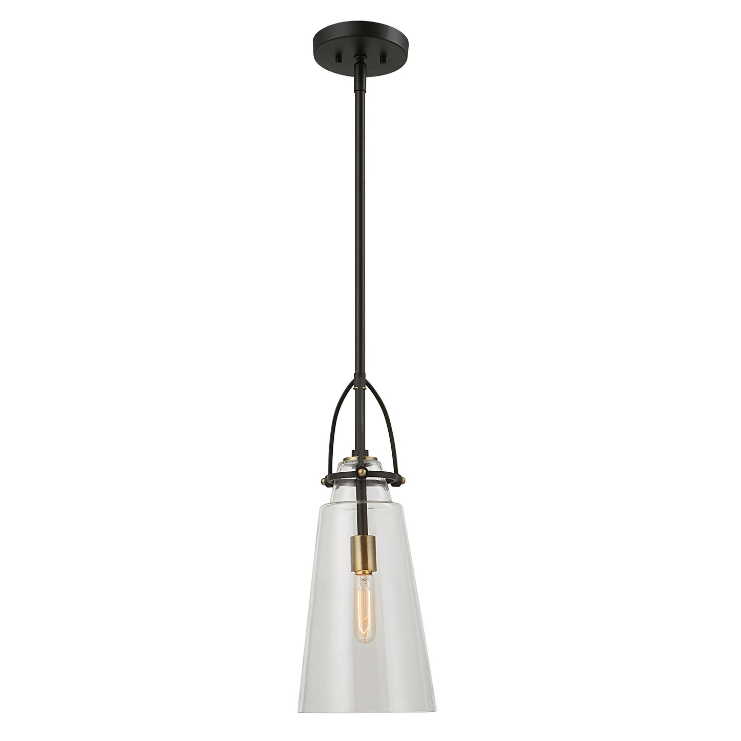 Saugus - Industrial 1 Light Pendant - White