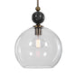 Mendota - 1 Light Glass Pendant - Pearl Silver