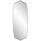 Vault - Oversized Angular Mirror - Gold