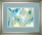 Energetic By Rita Vindedzis - Framed Print Wall Art - Blue