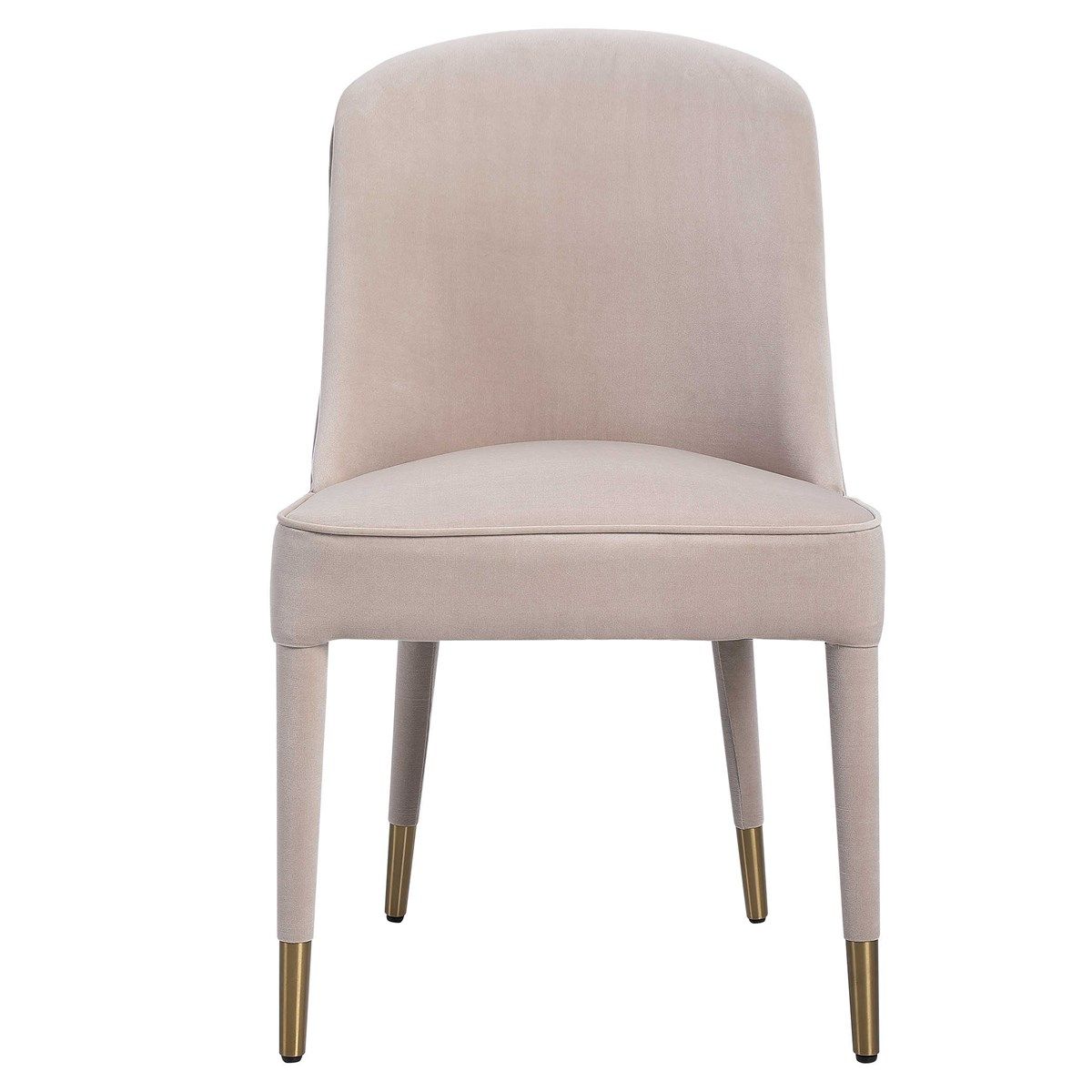 Brie - Armless Chair (Set of 2) - Champagne