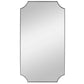 Lennox - Scalloped Corner Mirror - Black