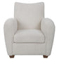 Teddy - Shearling Accent Chair - White