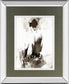Ink Lady By Amiee Wilson Mirrored Frame - Dark Gray