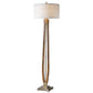 Boydton - Burnished Wood Floor Lamp - Gold