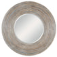 Vortex - White Washed Round Mirror