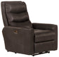 Bosa - Power Recliner - Charcoal - Leather