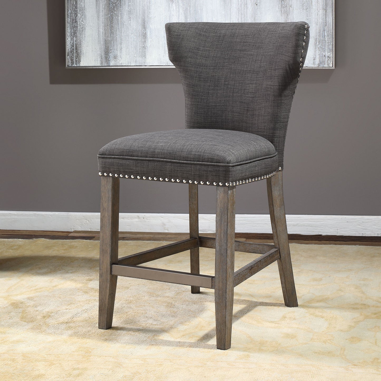 Arnaud - Counter Stool - Charcoal