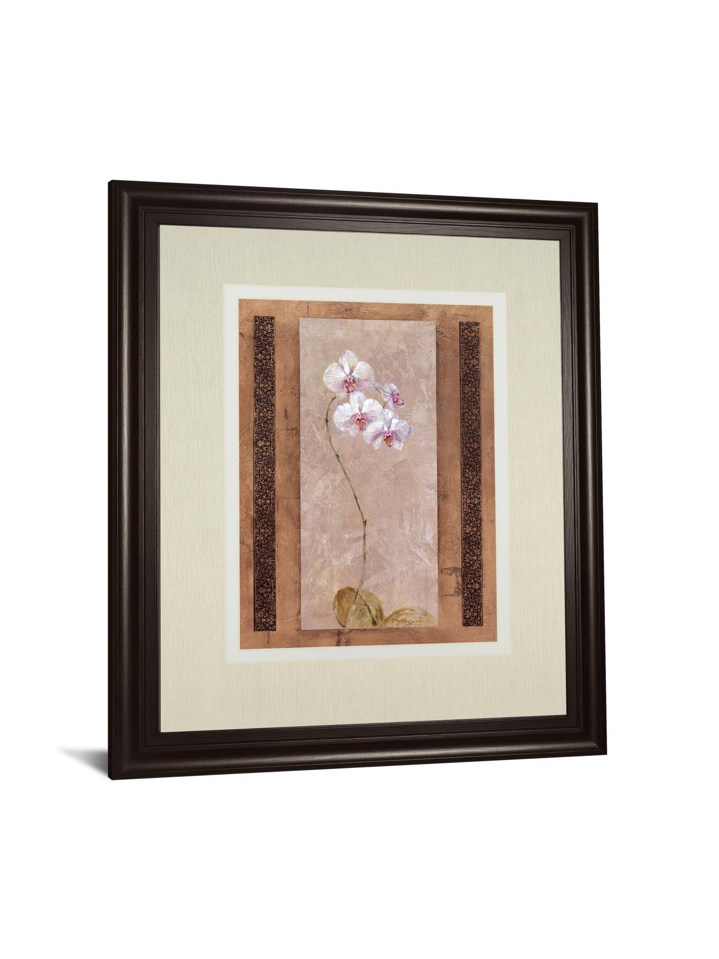 Contemporary Orchid I By Carney - Framed Print Wall Art - Pink