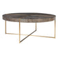 Taja - Round Coffee Table - Dark Brown