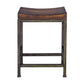 Beck - Wood Counter Stool - Dark Brown & Black