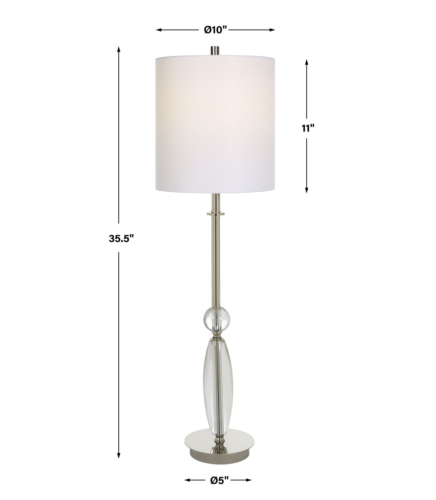 Sceptre - Crystal Buffet Lamp