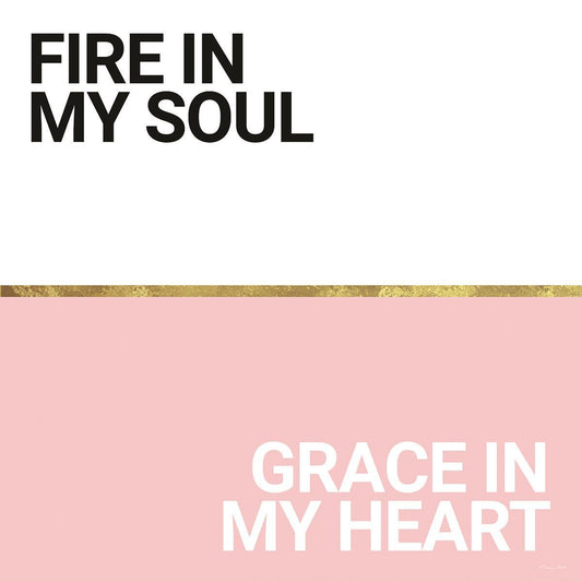 Framed - Fire & Grace By Susan Ball - Pink