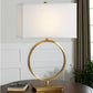 Duara - Circle Table Lamp - Gold