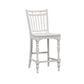 Magnolia Manor - Spindle Back Counter Chair - White