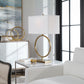 Duara - Circle Table Lamp - Gold