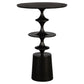 Flight - Textured Accent Table - Black