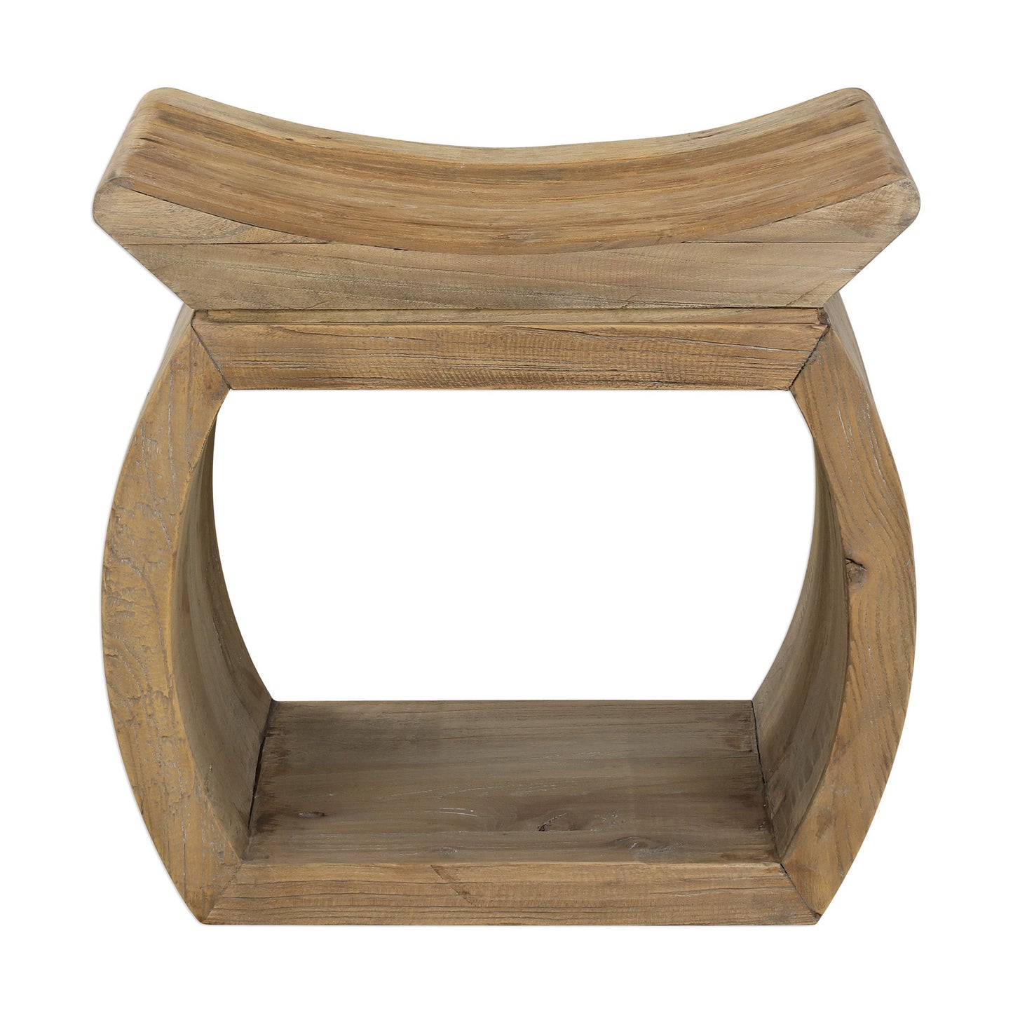 Connor - Elm Accent Stool - Light Brown