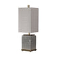 Covey - Glaze Buffet Lamp - Gray