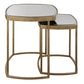 Vista - Nesting Tables (Set of 2) - Gold