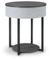 Sethlen - Gray / Black - Accent Table