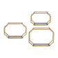 Lindee - Wall Shelves (Set of 3) - Gold