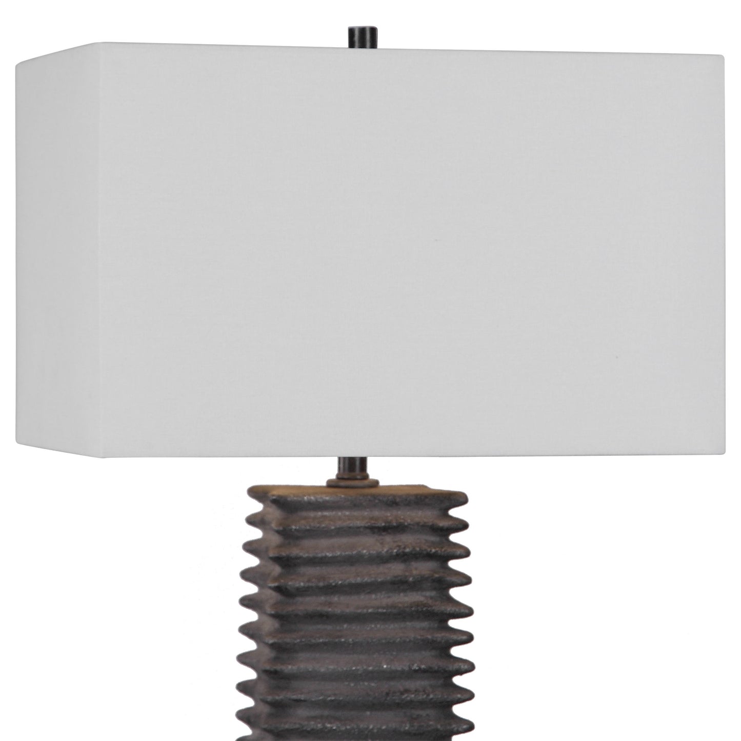 Sanderson - Metallic Table Lamp - Charcoal