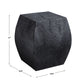 Grove - Black Wooden Accent Stool