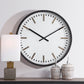 Fleming - Large Wall Clock - Black