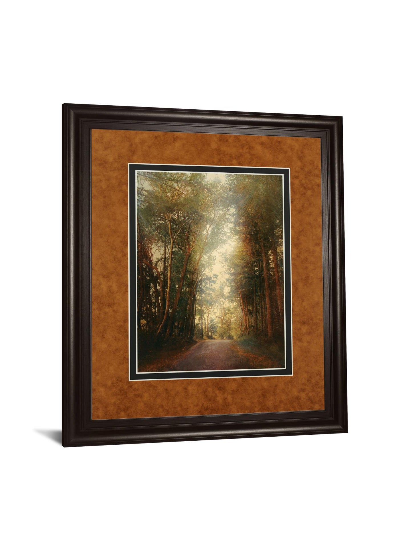 Road Of Mysteries Il By Amy Melious - Framed Print Wall Art - Green